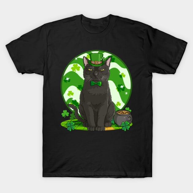 Bombay Cat St. Patricks Day Irish Leprechaun T-Shirt by Noseking